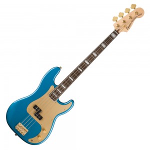 Fender Squier  40th Anniversary Precision Bass, Gold Edition, Lake Placid Blue